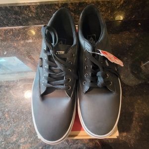 Van's Black leather shoes